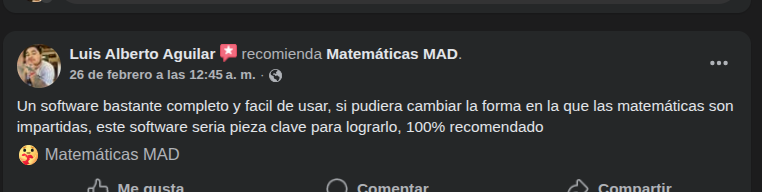 Opinión en Facebook 4