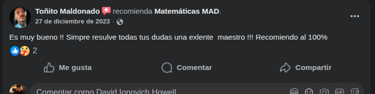 Opinión en Facebook 6